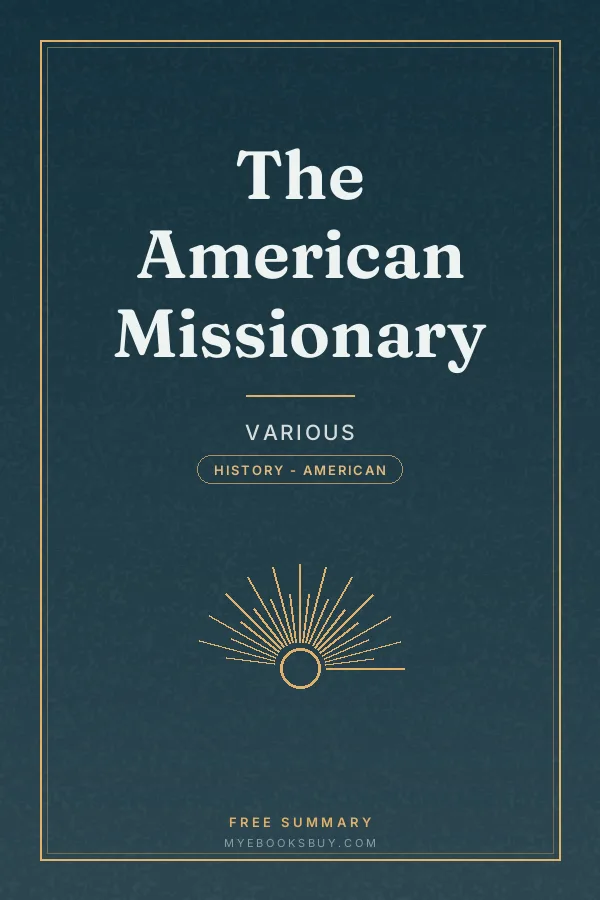 Cover of The American Missionary