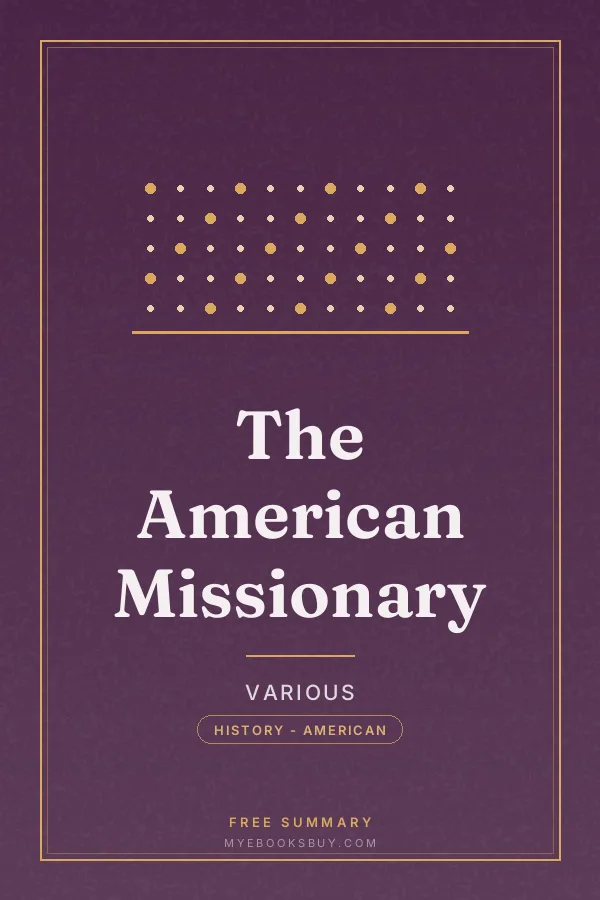 Cover of The American Missionary