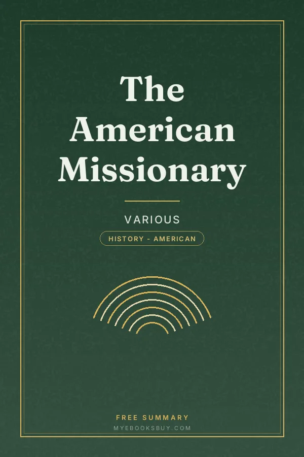 Cover of The American Missionary