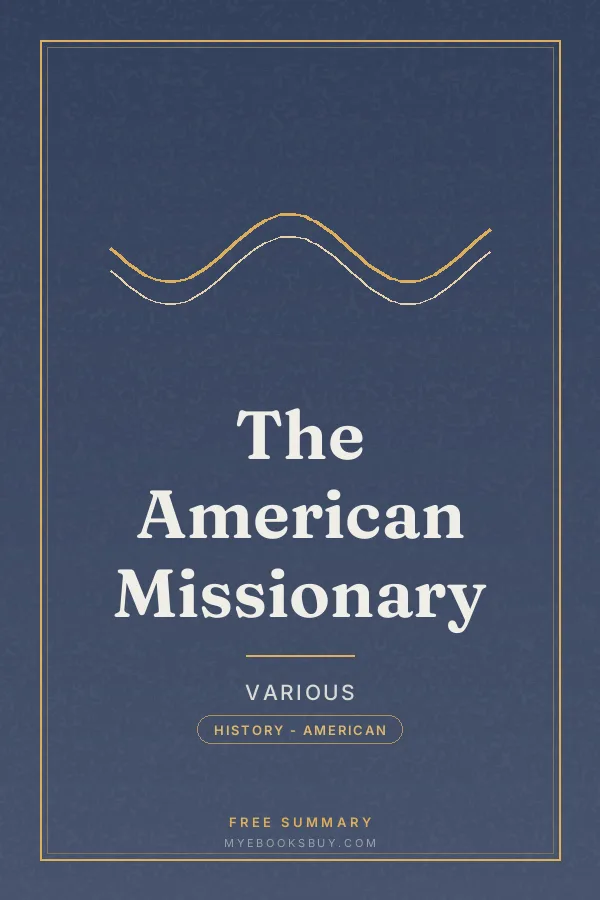 Cover of The American Missionary