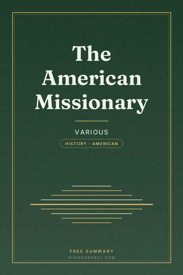 Cover of The American Missionary