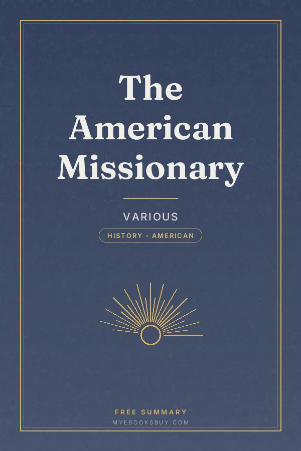 Cover of The American Missionary