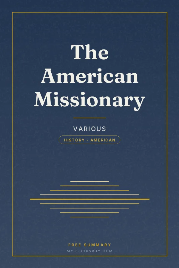 Cover of The American Missionary