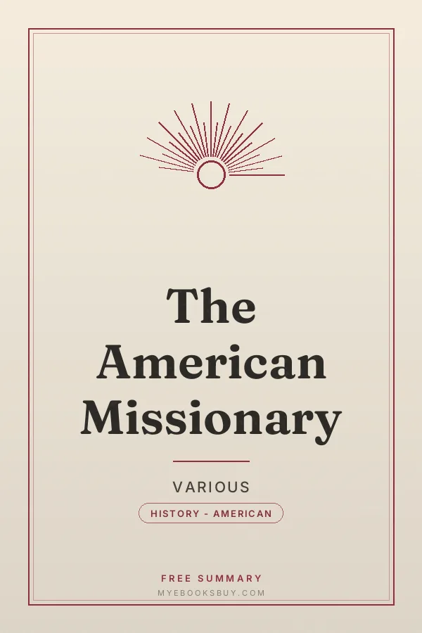 Cover of The American Missionary