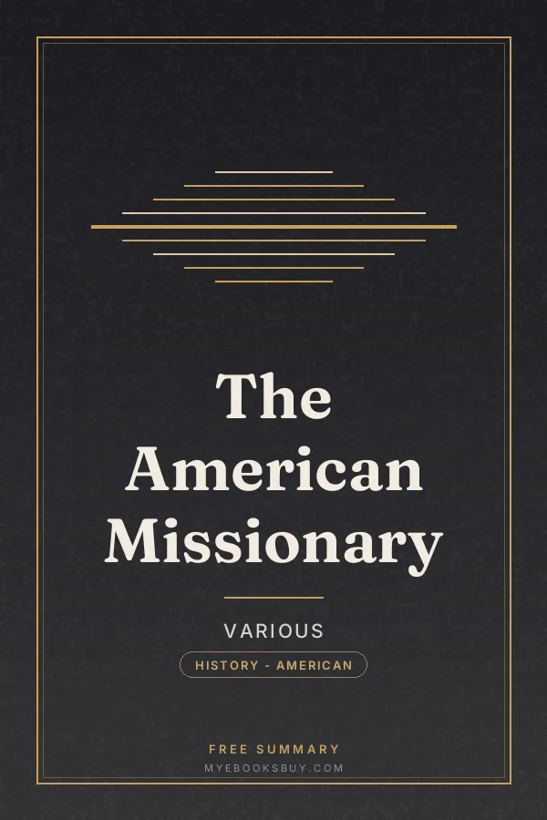 Cover of The American Missionary