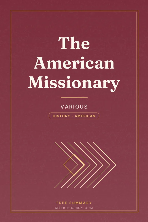 Cover of The American Missionary
