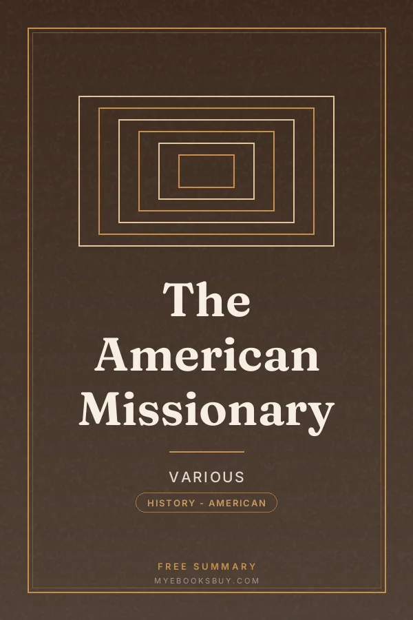 Cover of The American Missionary