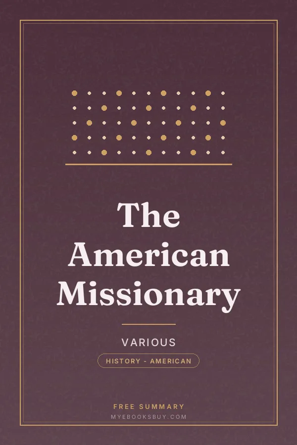 Cover of The American Missionary