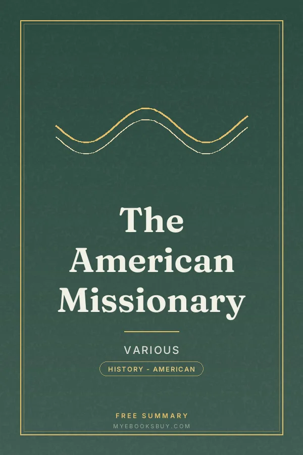 Cover of The American Missionary