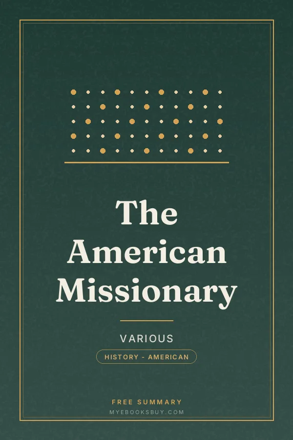 Cover of The American Missionary