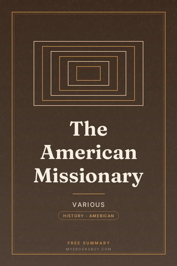 Cover of The American Missionary