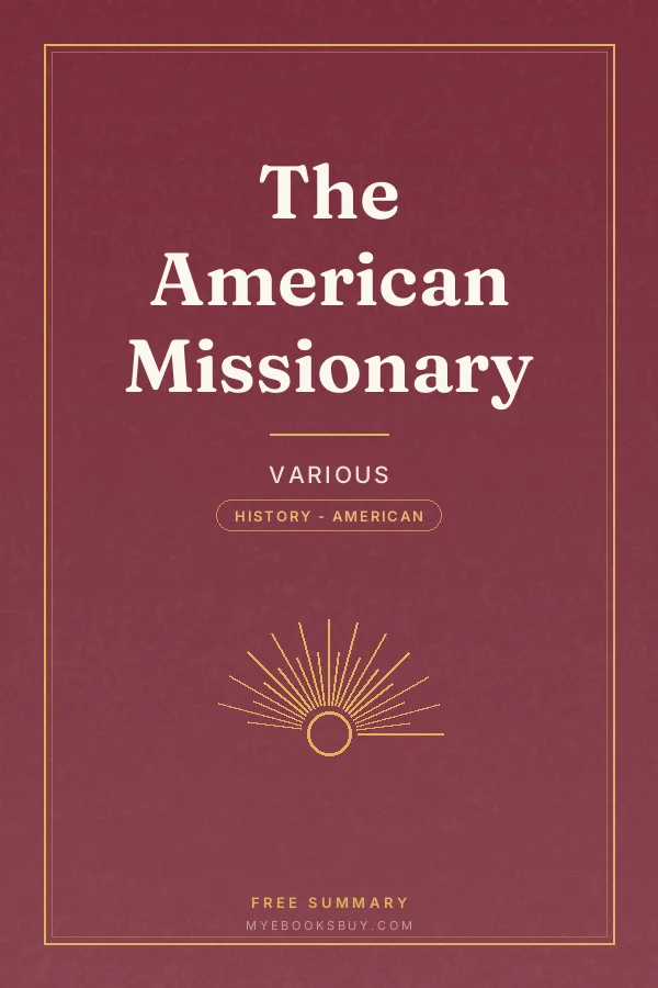 Cover of The American Missionary