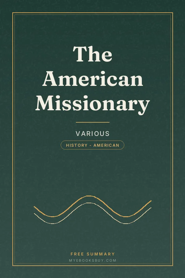 Cover of The American Missionary
