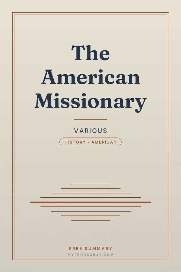 Cover of The American Missionary