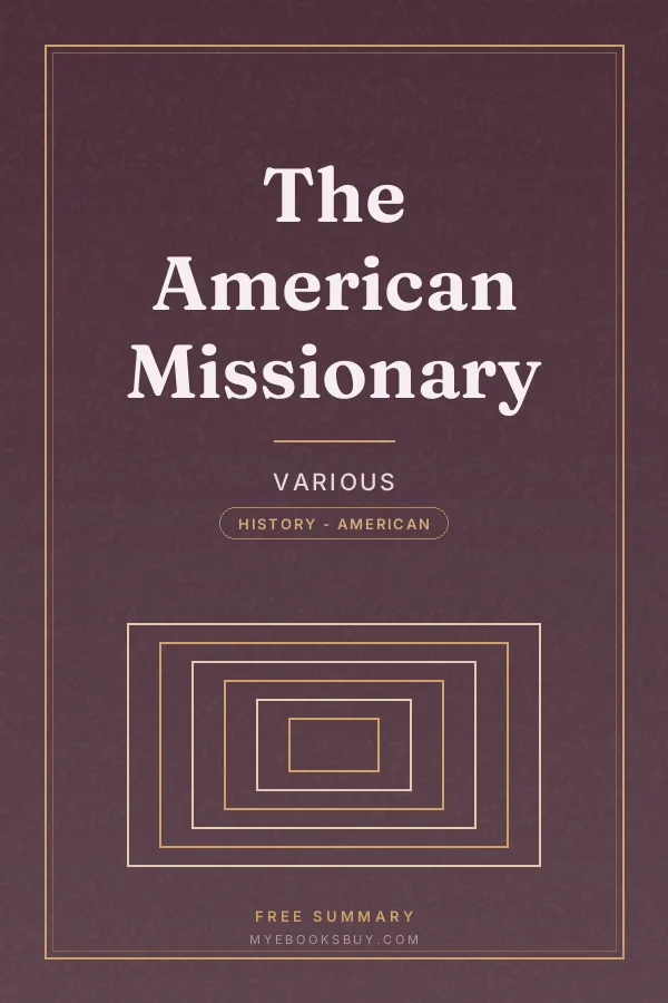 Cover of The American Missionary