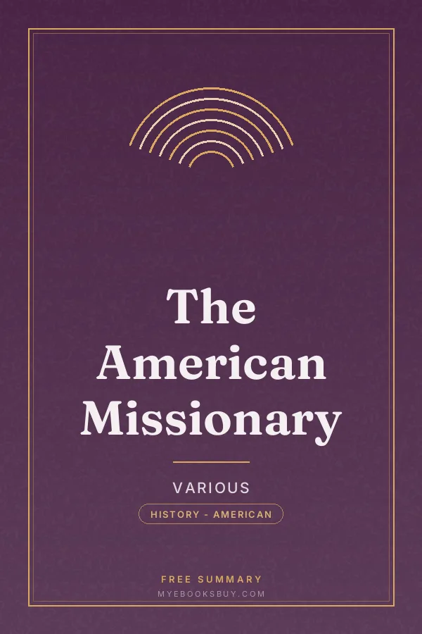 Cover of The American Missionary