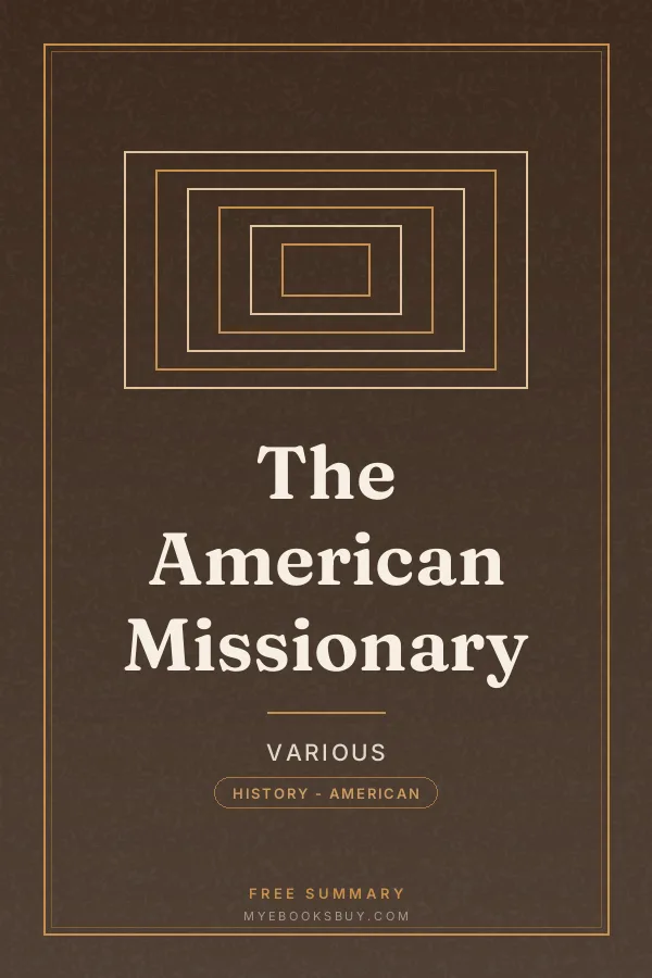 Cover of The American Missionary