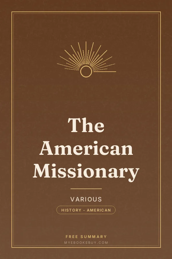 Cover of The American Missionary