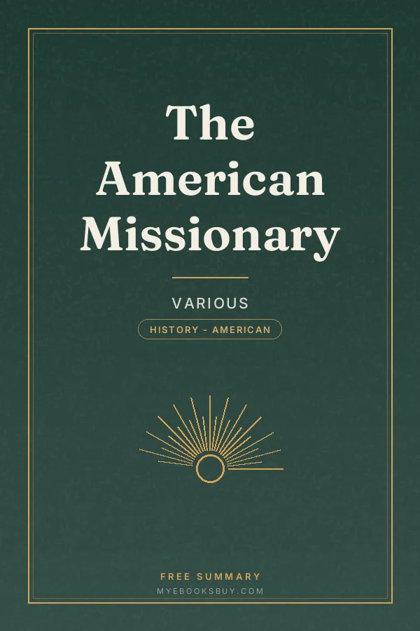 Cover of The American Missionary