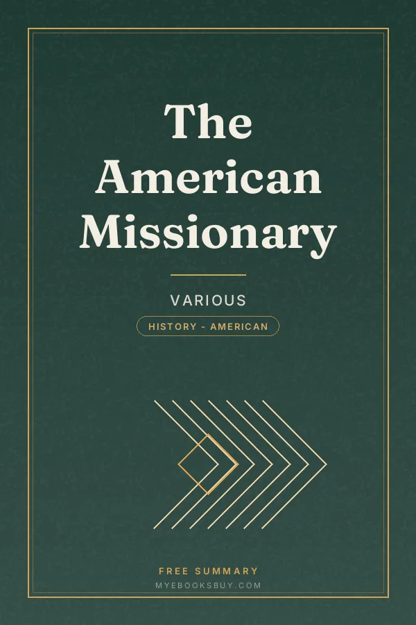 Cover of The American Missionary