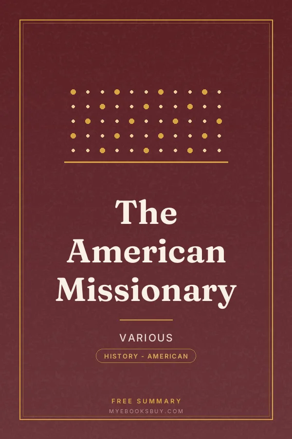Cover of The American Missionary