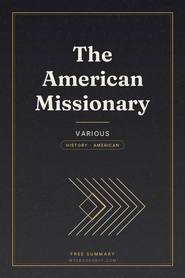 Cover of The American Missionary