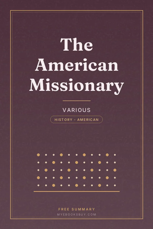 Cover of The American Missionary