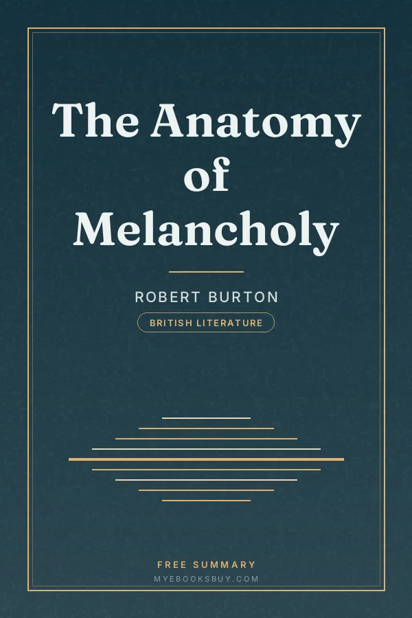 Cover of The Anatomy of Melancholy