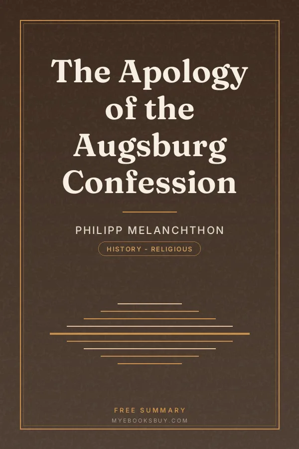 Cover of The Apology of the Augsburg Confession