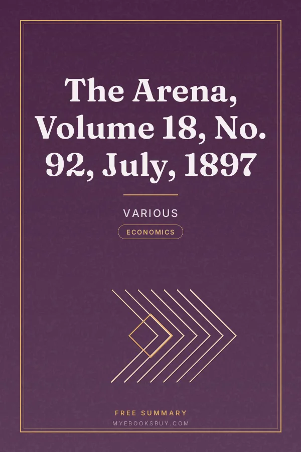 Cover of The Arena, Volume 18, No. 92, July, 1897