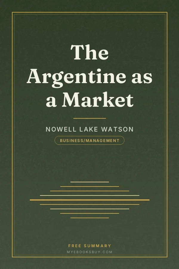 Cover of The Argentine as a Market