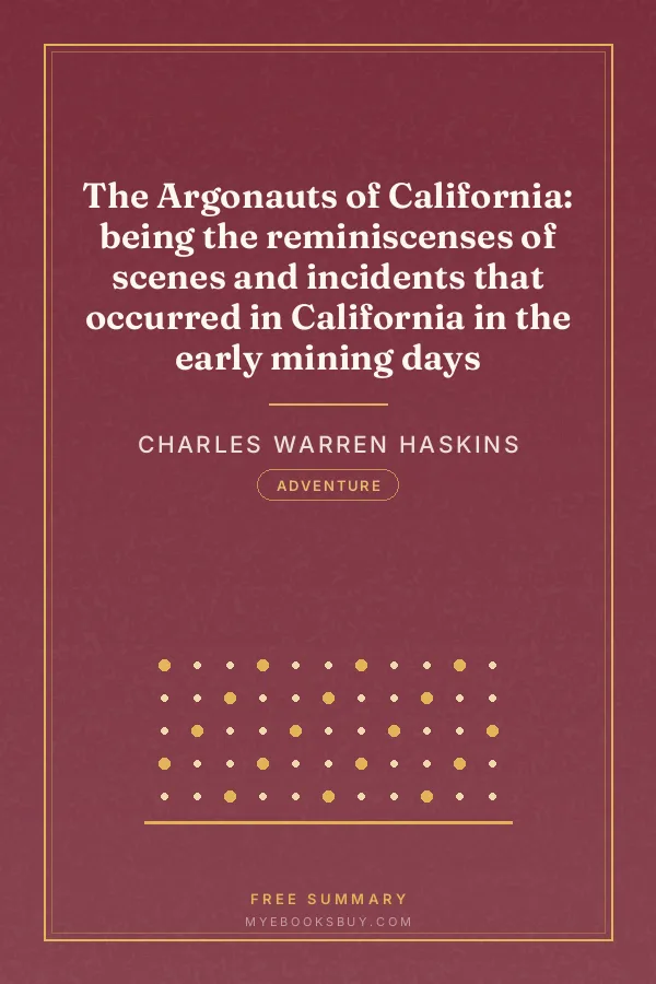 Cover of The Argonauts of California: being the reminiscenses of scenes and incidents that occurred in California in the early mining days