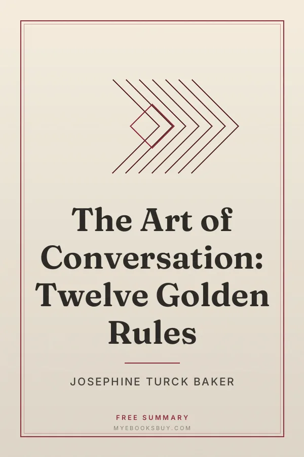 Cover of The Art of Conversation: Twelve Golden Rules