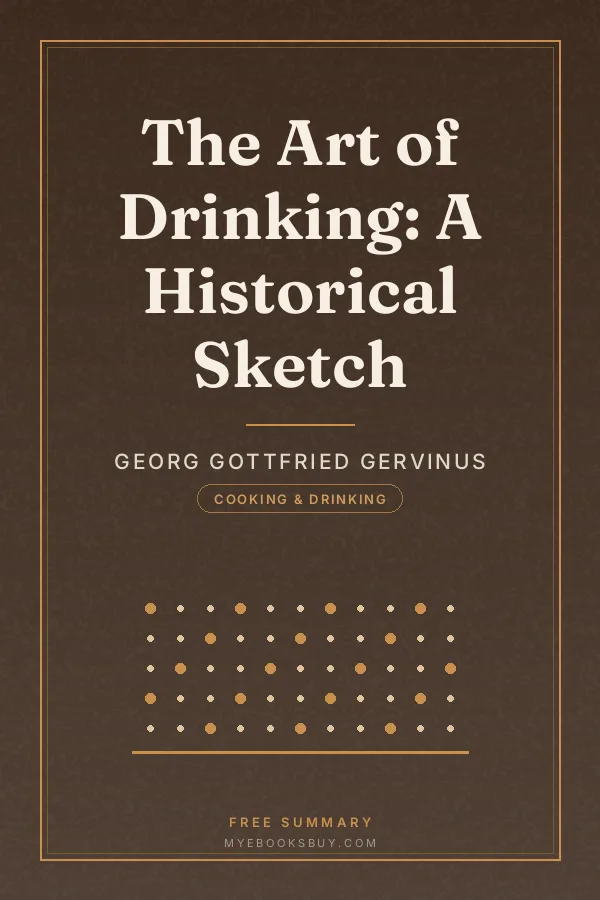 Cover of The Art of Drinking: A Historical Sketch