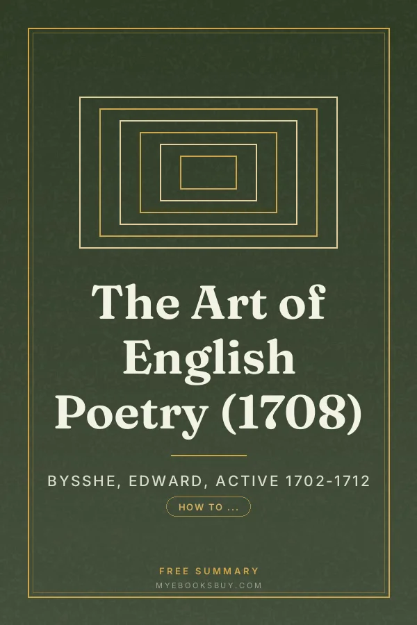 Cover of The Art of English Poetry (1708)