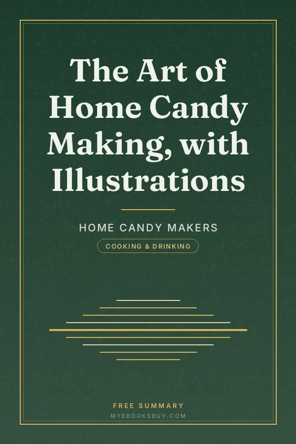 Cover of The Art of Home Candy Making, with Illustrations