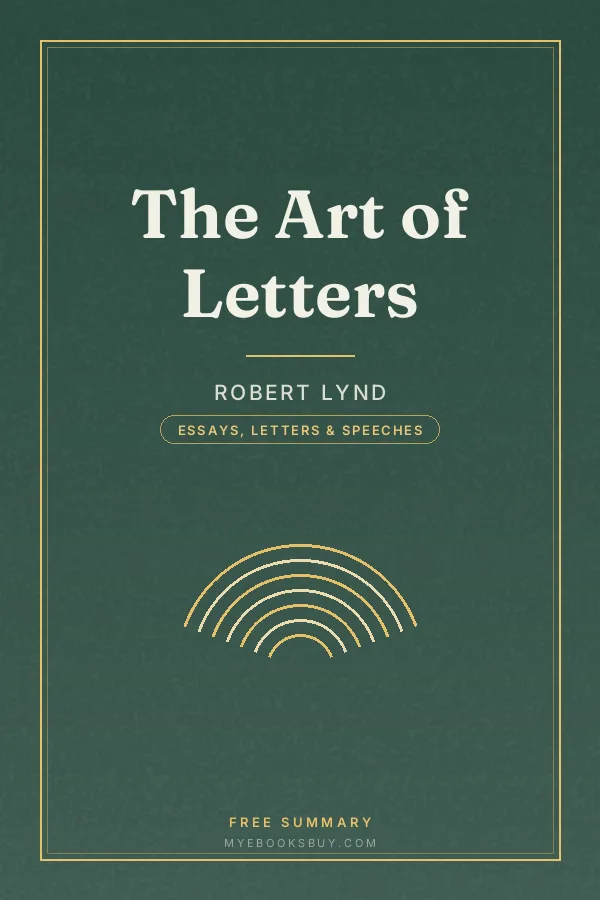 Cover of The Art of Letters