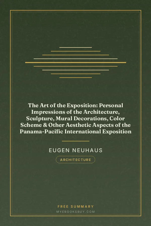 Cover of The Art of the Exposition: Personal Impressions of the Architecture, Sculpture, Mural Decorations, Color Scheme & Other Aesthetic Aspects of the Panama-Pacific International Exposition