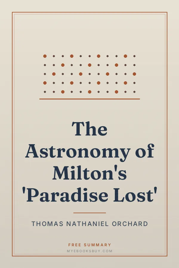 Cover of The Astronomy of Milton's 'Paradise Lost'