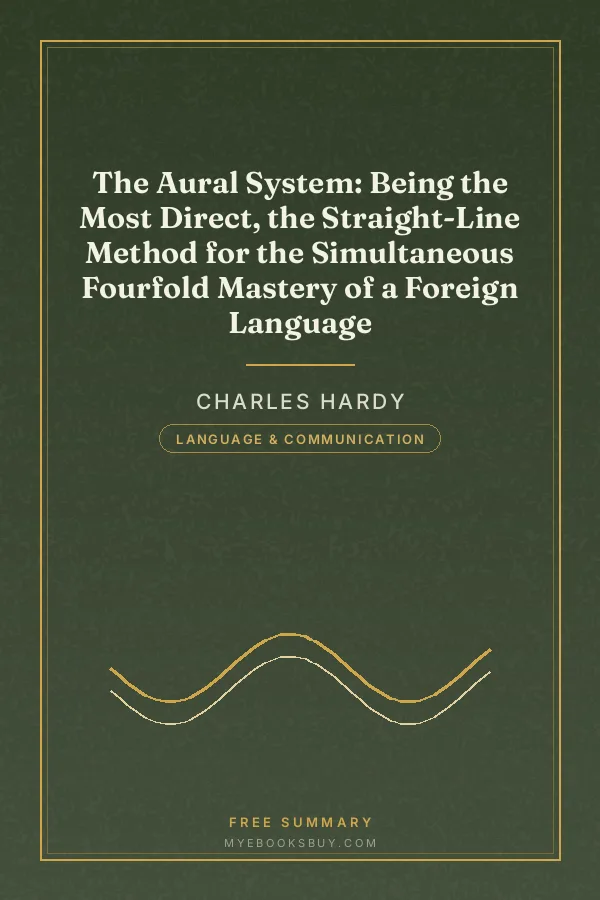 Cover of The Aural System: Being the Most Direct, the Straight-Line Method for the Simultaneous Fourfold Mastery of a Foreign Language