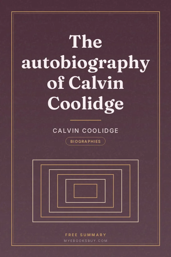 Cover of The autobiography of Calvin Coolidge