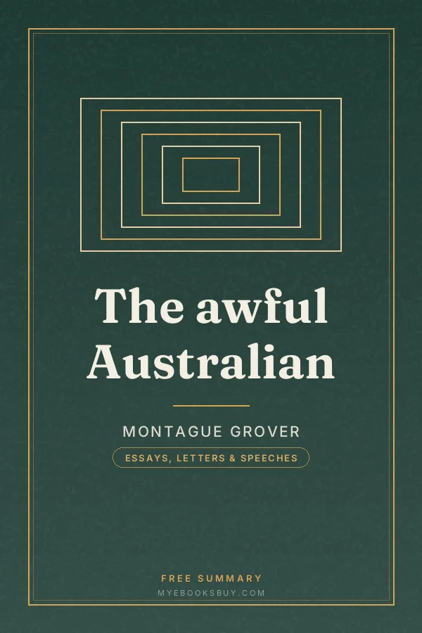 Cover of The awful Australian