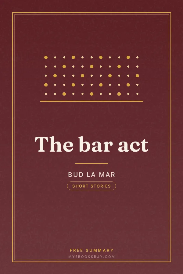 Cover of The bar act