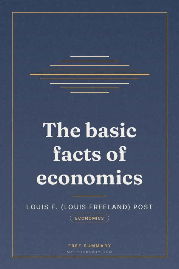 Cover of The basic facts of economics