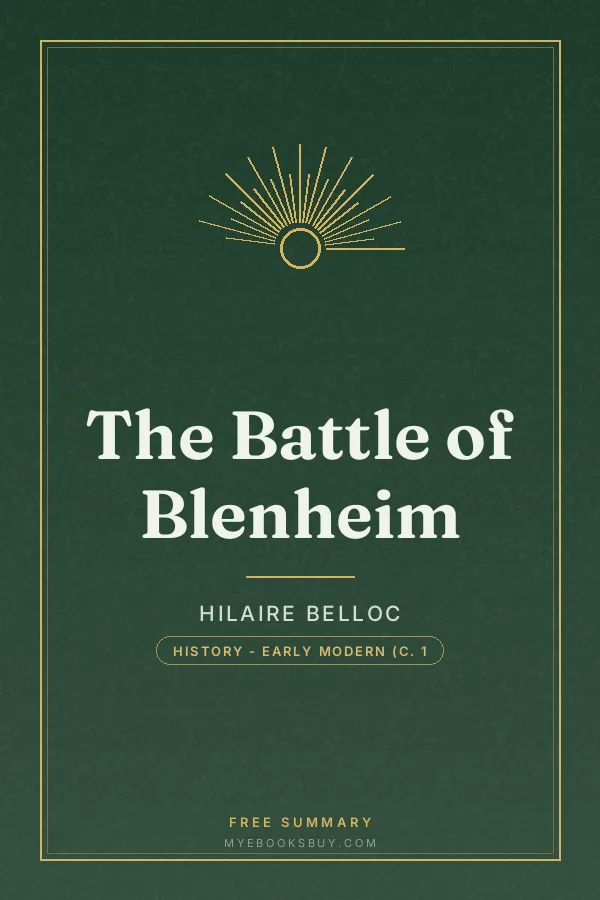 Cover of The Battle of Blenheim