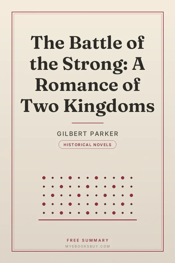 Cover of The Battle of the Strong: A Romance of Two Kingdoms
