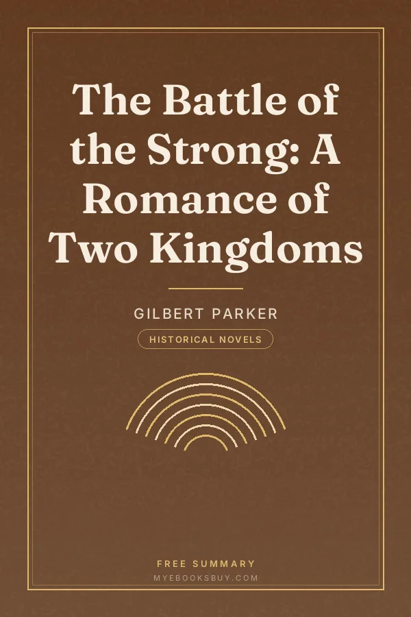 Cover of The Battle of the Strong: A Romance of Two Kingdoms