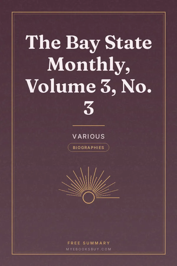 Cover of The Bay State Monthly, Volume 3, No. 3
