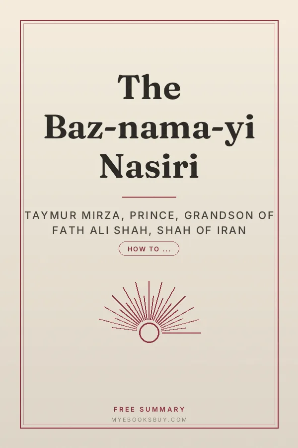 Cover of The Baz-nama-yi Nasiri