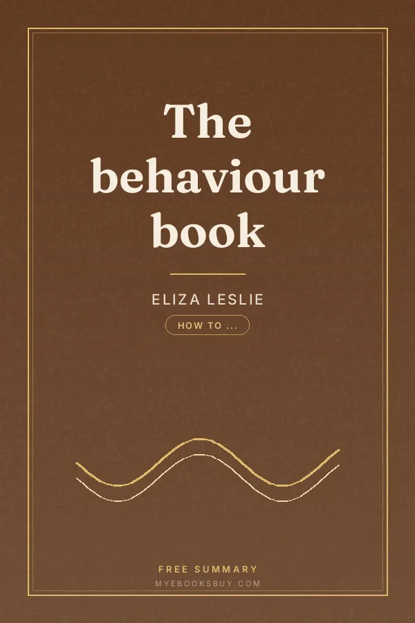 Cover of The behaviour book